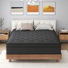 12  14  Twin Full Queen King Size Mattress Hybrid Spring Gel Memory Foam Black