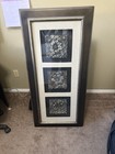 Kirkland Wood Framed Floral- Set Of Two Wall Hangings Pictures Home Decor