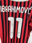 Adidas Ac Milan 2011 12  11 Zlatan Ibrahimovic Signed Jersey Size M