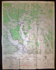Experimental Map - Vietnam War - Prototype No 10 - Ben Cat - Rare 1966 Us Army