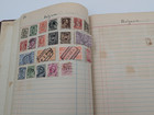 Vintage Worldwide Stamp Collection Album Us Heavy Starter Lot Used Mix