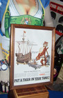 1966 Humble Gas  put A Tiger In Your Tank  Framed Advertisement  14  X 11 
