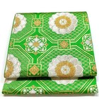 4524  Japanese Vintage Fukuro Obi Belt Kimono Fabric Silk Traditional Untailored