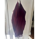 Polo Ralph Lauren Unisex Reversible Long Wool Scarf Navy red