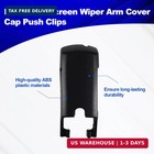 2 Pcs Front Windscreen Wiper Arm Cover Cap Push Clips Compatible With Mercedes B