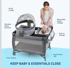 Graco Pack N Play Travel Dome Lx Playard W  Baby Bassinet Portable Crib Playpen