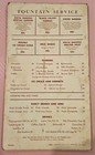 Vintage Restaurant Menu Pig  n Whistle Los Angeles Hollywood Blvd 1920s To 50s