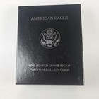 2001 W  25 Platinum American Eagle Proof 1 4 Oz Coin W  Box   Coa