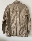 7 Brand Men s Military Field Jacket Size M Taupe Khaki Cotton Utility Moto