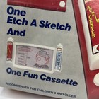 Ohio Art Etch A Sketch Drawing   Game Center Fun Cassette Sealed No 508