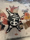 Halloween Pillow Embroidered Animals In Costume All Hallows Eve Parade 14x24 New