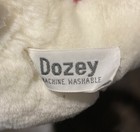 Vtg Russ Berrie Dozey Bunny Puppy W  Blanket Plush Stuffed Animal Rattle 7753