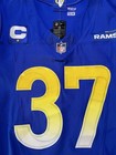 Authentic Quentin Lake Los Angeles Rams 2024 Game Worn Used Jersey Coa Nfl