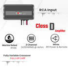 Noam Hs2 Marine-grade X2 250w Rms Channel Amplifier     Class D Compact Powersport