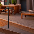 Stair Railing Hand Rail Kit Fit 1 - 3 Steps Iron Metal Step Handrail Usa