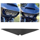 Headlight Eyebrow Sticker Bezel Trim Compatible With 2015-up Harley