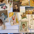 Nice Lot Of Antique Victorian Lithos Scraps Ephemera Paper Scrapbook