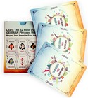 Language Playing Cards German Language Learning  Fun Visual Flashcard 52   2 Lot