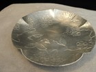 Vintage Wendell August Hammered Aluminum Shallow Bowl  Dogwood   835