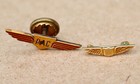 Vintage Pac Pacific Air Command United Airlines 14kt Gold   Gf Shield Wings Pin
