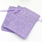 100 50 25 Natural Jute Hessian Drawstring Pouch Burlap Wedding Favor Gift Bags 