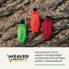 Throw Line And Weighted Throw Bag Kit  150 Ft Polyethylene Tree Climbing Rope   