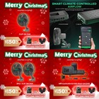 Mars Hydro 6   Grow Tent Clip Fan Auto-oscillating App-controlled Fan 10 Speeds