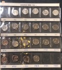 21 Canadian Dimes 10   10 Cents Coins 10c Ten Cent Canada Dime Coin Set New Unc