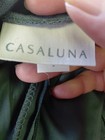 Casaluna  King Heavyweight Linen Blend Duvet Cover Only No Shams Teal Green