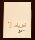 1961 Ford Thunderbird Sales Brochure Poster Convertible Hardtop Color Photos