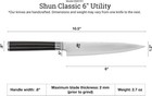 Shun Classic Black 6-inch Utility Knife