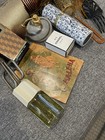 Lot Of Ladies Vintage Vanity Items  Purse  Perfume  Chanel  Cool Items 