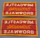 2 Newcastle Bar Towels The One And Only Brown Ale 19   x 9    In Red  Gold  B And W