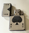 1995 Zippo Cigarette Lighter   Ace Of Spades