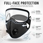 Reusable Carbon Filter Dust Mask With Adjustable Goggles  With 5-layer Filter   