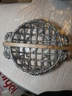 Arthur Court Grapevine 2pc Open Work Basket Serving Set 3d 1999 2005 Aluminum