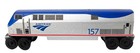 Whittle Shortline Wooden Amtrak Train Ge P42 Genesis 157 6 75  Engine Locomotive