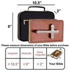 Bible Cover For Women  Bible Case For Men multifunctional Carrying Organizer    