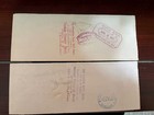Lot Of 2 Canceled Checks From First National Bank Of Cooperstown 
