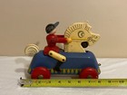 Vintage Walter Germany Wooden Horse Pull Toy Aj-38