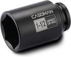 High-torque 6-point 1 2-inch Drive Deep Impact Socket - 1-1 2  Sae Cr-mo