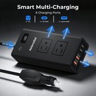 200w Car Power Inverter Dc 12v To 110v Ac Plug Adapter Outlet Converter Usb 36w