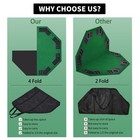 48  8-player Foldable Poker Table Top  Casino Texas Hold em Layout  Portable    