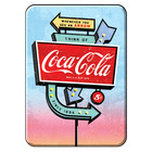 Coca-cola Since 1866 Marquee Magnet  2 5  X 3 5  
