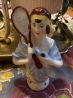 Antique Vtg 1920 s Porcelain Flapper Girl Doll Half Pin Cushion 4   n1 