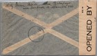 Brazil 1940 s Wwii Postal Censored Airmail Cover Addr Usa   Postmark