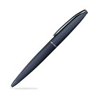 Cross Atx Ballpoint Pen In Sandblasted Dark Blue Pvd With Etched Diamond Pattern