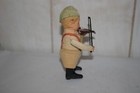 Antique Germany Schuco Bavarian Violin Player Tin Wind Up Toy
