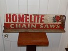 Vintage Remington  Homelite Chain Saw Double Sided Store Display Sign