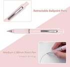 Ball Point Pen Black Ink Ballpoint Pens With 1 Count  pack Of 6   Black clear 